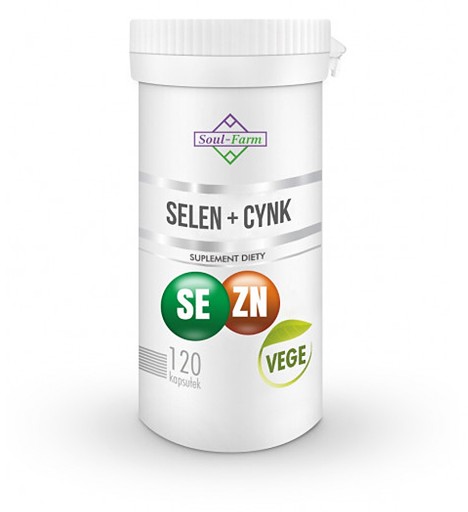 SELEN + CYNK 120 kapsułek od Soul-Farm (300mg)