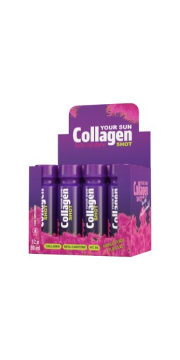 Soleo Shot Collagen suplement diety napój na brązową opaleniznę carotene 12