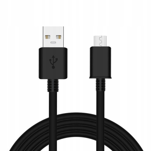 KABEL ŁADOWARKA DO TELEFONU NA MICRO USB Z USB 1m