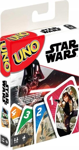 UNO STAR WARS GRA KARCIANA ZESTAW KARTY DO GRY RODZINNA ZABAWA