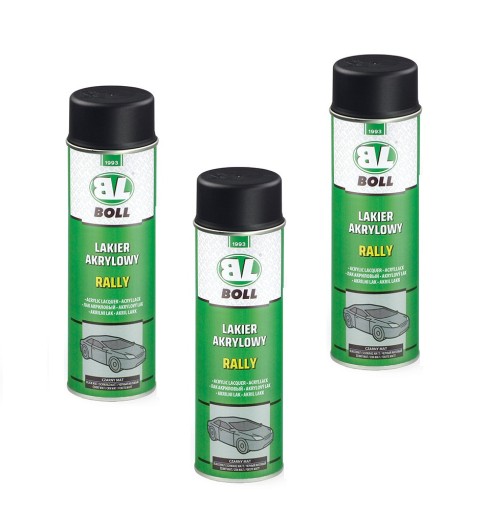 Boll lakier akrylowy czarny mat 500 ml spray