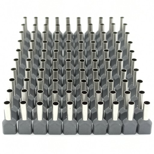 Tulejka izolowana tulejki kablowe izolowane 100 szt 2X4 mm2 12mm