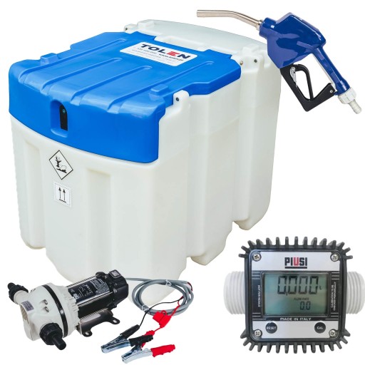 Zbiornik mobilny AdBlue 600L Professional Pompa PIUSI z licznikiem Nalewak