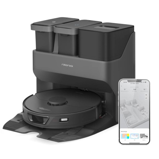 ROBOT SPRZĄTAJĄCY MOPUJĄCY ODKURZACZ ROBOROCK S7 MAX ULTRA 5500Pa