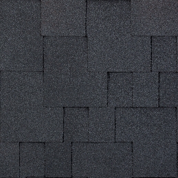 Gont bitumiczny Gont Accord PRAGA czarny 3,3 mm