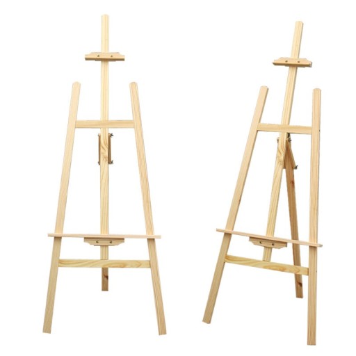 Adjustable Pine Wood Art Painting Easel Foldable