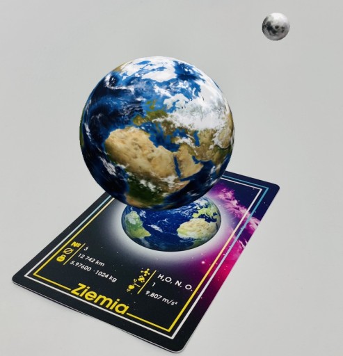 INTERAKTYWNE KARTY 4D - PLANETY, DINOZAURY, ROBOTY
