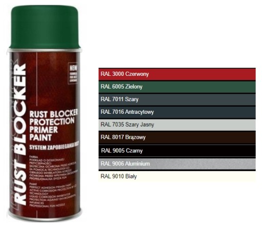 DECO COLOR RUST BLOCKER SPRAY 4w1 RAL 6005 PÓŁMAT