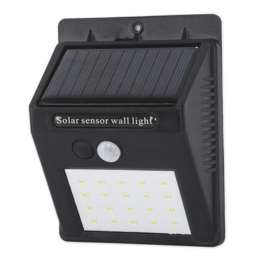 Lampa LED solarna 20xSMD czujnik ruchu i zmierzchu