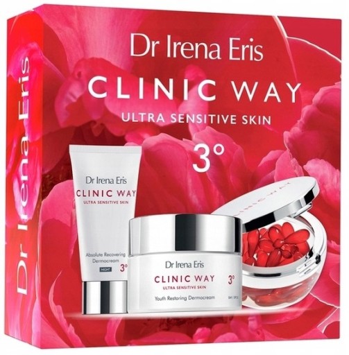 ERIS CLINIC WAY 3 ZESTAW KREM NA DZIEŃ + NA NOC + DERMOKAPSUŁKI
