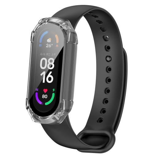 ETUI 2W1 + SZKŁO DO XIAOMI MI BAND 4/5/6