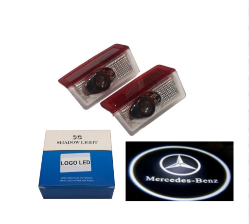 MERCEDES A B C E class LED drzwi z logiem 09-15