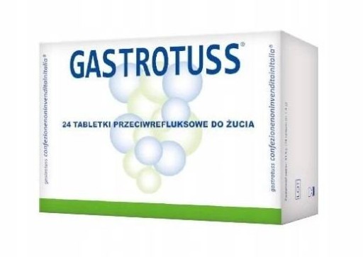 Gastrotuss tabletki przeciwrefluksowe do żucia 24