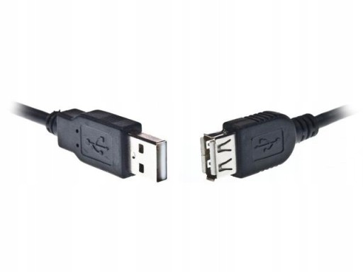 ASMN PRZEDŁUŻACZ USB 2.0 AM-AF 1,8m dł. KABEL