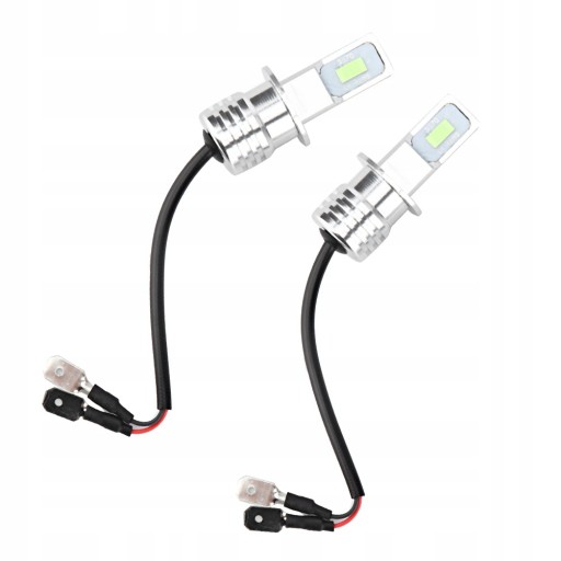 Hla-2x UNIWERSALNA ŻARÓWKA LED H3 80W 8000K