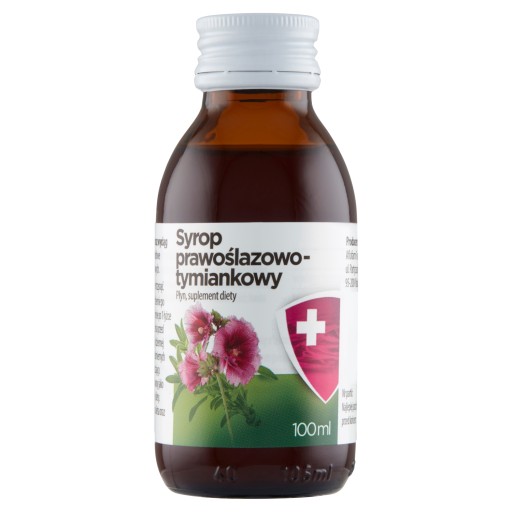 AFLOFARM SYROP PRAWOŚLAZOWY TYMIANKOWY 100 ml