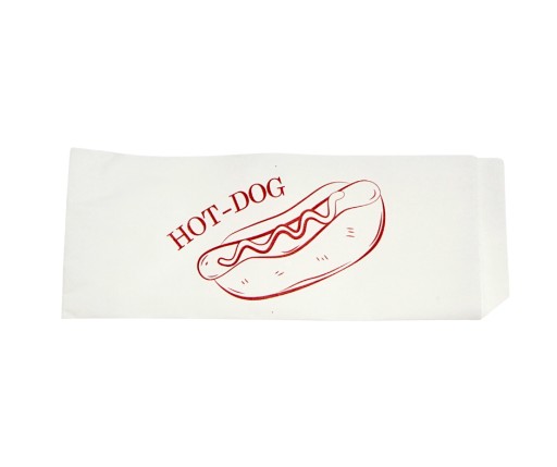 Opakowania koperty HOT-DOG nadruk 21x8cm 1000szt
