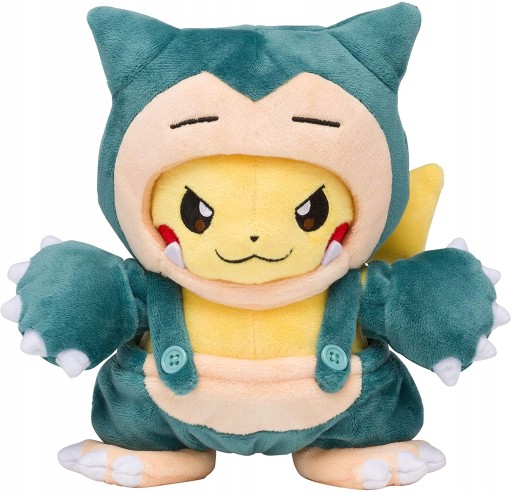Pokemon Snorlax Pikachu Maskotka Pluszak 20cm