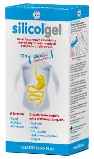 SILICOLGEL ŻEL NA REFLUKS, ZGAGĘ, IBS 12X15 ML