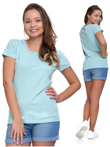T-Shirt Damski Koszulka Klasyk Bawełna MORAJ XXL