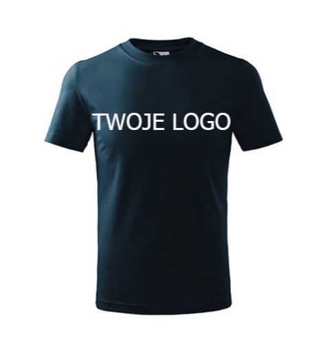 KOSZULKA Z LOGO FIRMY Z HAFTEM, WŁASNE LOGO