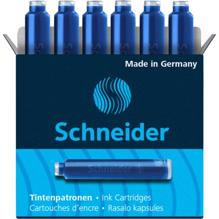 Schneider Naboje do pióra niebieskie 6 szt