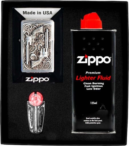 Zestaw ZIPPO REVOLVER EMBLEM prezentowy*nr1