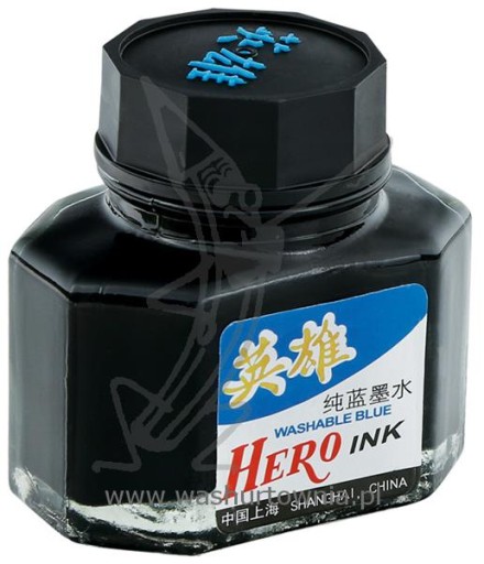 ATRAMENT TUSZ DO PIÓR WIECZNYCH HERO NIEBIESKI