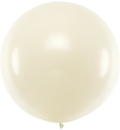 BALON GIGANT OLBRZYM KULA PERŁOWY METALICZNY NA URODZINY ŚLUB WESELE 100 CM