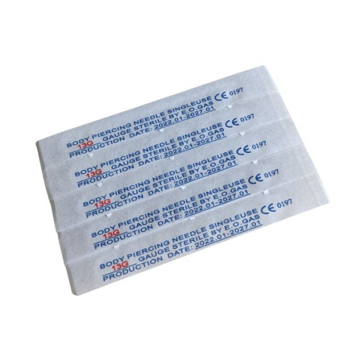 5x Igła do kolczykowania piercing 1,8mm sterylna