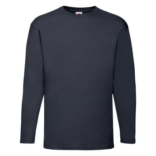 FRUIT OF THE LOOM KOSZULKA Z DŁUGIM RĘKAWEM Navy S