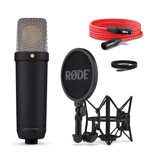 RODE NT1 5th Gen Studyjny mikrofon pojemnościowy z interfejsem USB i XLR