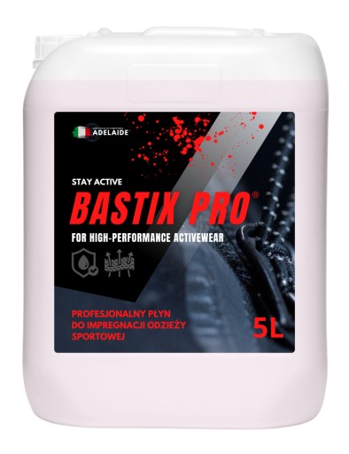 BASTIX IMPREGNAT DO ODZIEŻY SPORTOWEJ 5L