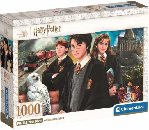 Puzzle 1000 elementów 39862 Harry Potter Compact Clementoni