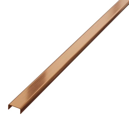 Listwa C stalowa ozdobna kolor miedziany matowy 20mm 270 cm