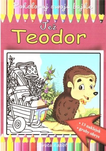 JEŻ TEODOR - KOLOROWANKA, DOROTA KOZIOŁ