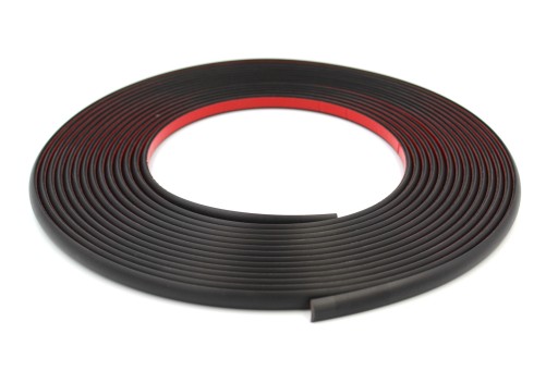 Listwa ozdobna taśma samoprzylepna czarna 6 mm 8m CZARNY MAT 6mm x 8 metrów