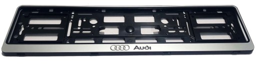 RAMKA REJESTRACYJNA 2D RAMKA TABLICY AUDI