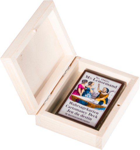 KARTY PIATNIK WRÓŻBY LENORMAND W PUDEŁKU