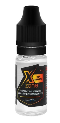 Xzone ZIP SERVICE preparat do serwisu zamków błyskawicznych suwaków 10ml