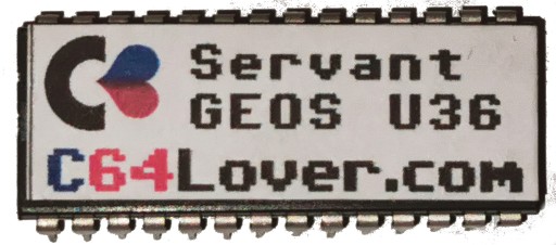 Commodore 128 C1128 U36 Function ROM GEOS SERVANT
