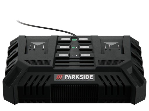 Szybka podwójna ładowarka PARKSIDE 20V 4.5A