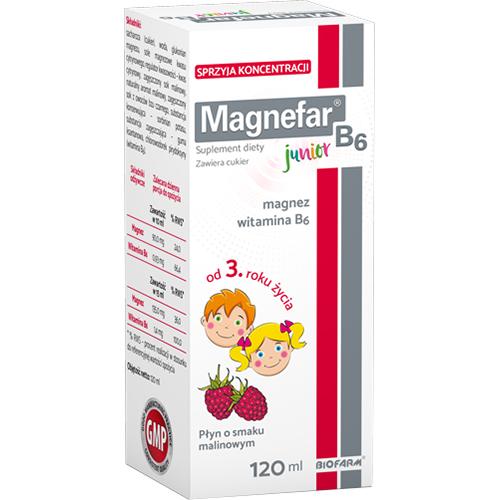 Magnefar B6 Junior Magnez witamina dzieci 120ml