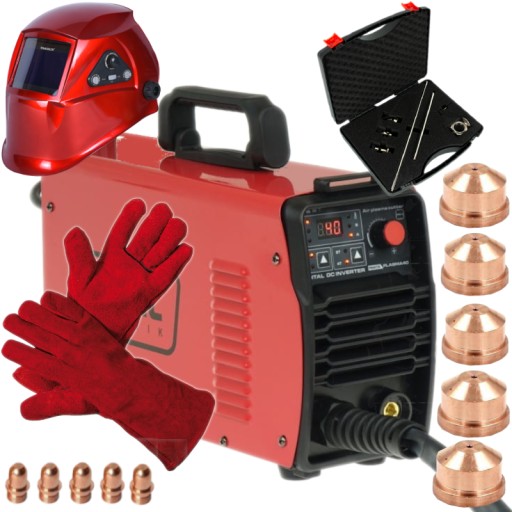 IDEAL PRAKTIK PLASMA 40 - Inwertorowa przecinarka plazmowa + zestaw 3