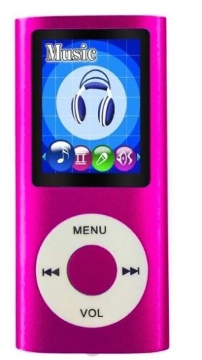 Odtwarzacz Mp3 z głośnikiem 16GB RÓŻOWY