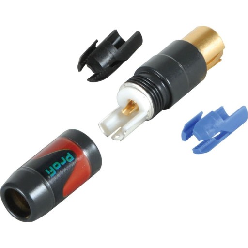 2x WTYK RCA HI-End Neutrik NF2C-B / 2 BEZTRZASKOWY