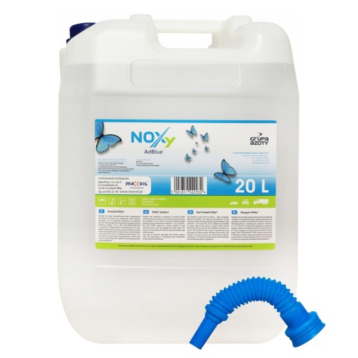 NOXy PŁYN AD BLUE ADBLUE - płyn do DPF płyn katalityczny + lejek - 20L