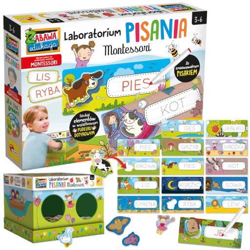 LABORATORIUM PISANIA MONTESSORI GRA EDUKACYJNA