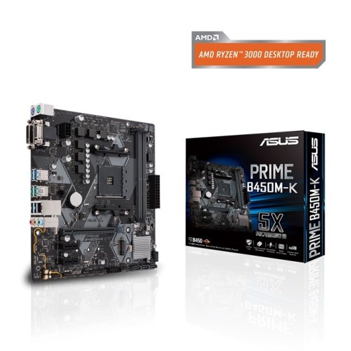 Płyta główna PRIME B450M-K II AM4 2D DR4 DVI