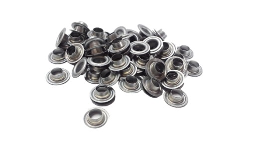 Oczka ocynkowane 10mm (do oczkowania ręcznego)